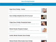Tablet Screenshot of burunestetigi.info